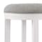 Alaterre Furniture Natick Bar Height Stool, White ANNI04FDC - alternate 4